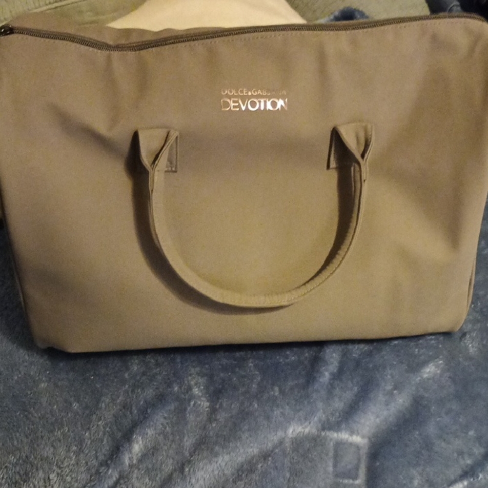 Dolce & Gabbana Devotion Taupe Handbag